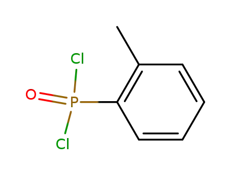 Molecular Structure of 62386-52-1 (Phosphonic dichloride, (2-methylphenyl)-)