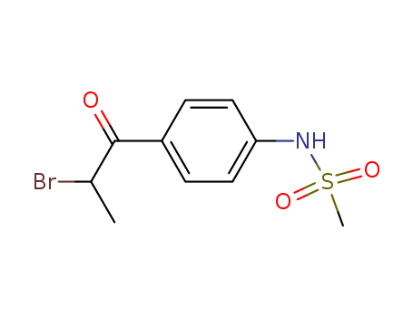 Methanesulfonamide, N-[4-(2-bromo-1-oxopropyl)phenyl]-