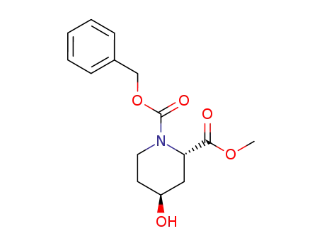 1,2-Piperidinedicarboxylic acid, 4-hydroxy-, 2-methyl 1-(phenylmethyl)
ester, (2S,4S)-