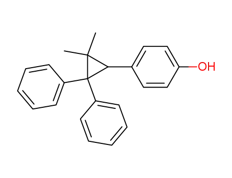 1,1-Diphenyl-2-(p-hydroxyphenyl)-3,3-dimethylcyclopropan