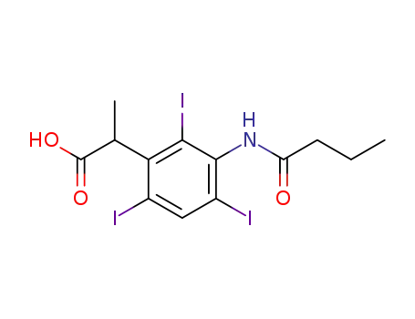 2-(3-ブタンアミド-2,4,6-トリヨードフェニル)プロパン酸