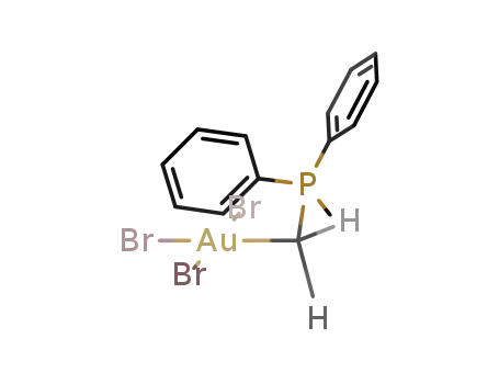 AuBr<sub>3</sub>(CH<sub>2</sub>P(C<sub>6</sub>H<sub>5</sub>)2(CH<sub>3</sub>))