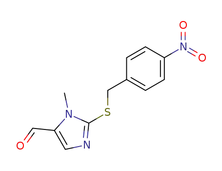 1H-Imidazole-5-carboxaldehyde,
1-methyl-2-[[(4-nitrophenyl)methyl]thio]-