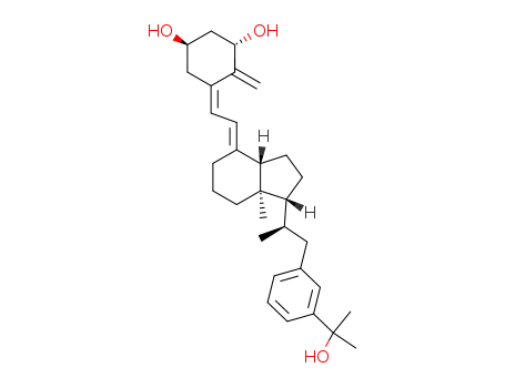 22-(3-(DIMETHYLHYDROXYMETHYL)PHENYL)-23,24,25,26,27-PENTANOR-1-HYDROXYVITAMIN D3