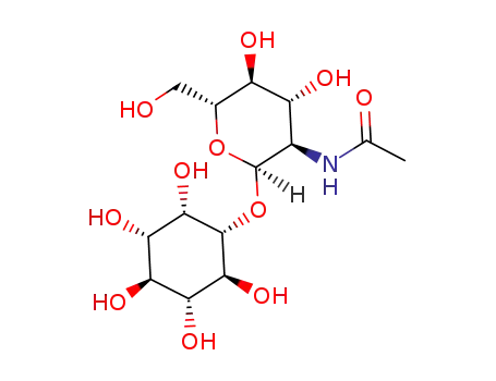 Molecular Structure of 91811-18-6 (1-O-alpha-2-acetamido-2-deoxygalactopyranosyl-inositol)