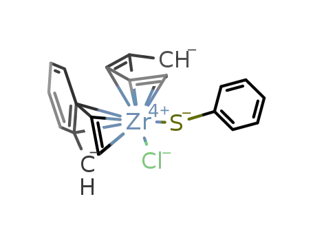 [Zr(η5-C5H5)(η5-C9H7)(SC6H5)Cl]