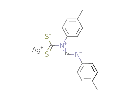 Ag<sup>(1+)</sup>*S<sub>2</sub>C(CH<sub>3</sub>C<sub>6</sub>H<sub>4</sub>)NCHN(C<sub>6</sub>H<sub>4</sub>CH<sub>3</sub>)<sup>(1-)</sup>=[Ag(S<sub>2</sub>C(CH<sub>3</sub>C<sub>6</sub>H<sub>4</sub>)NCHNC<sub>6</sub>H<sub>4</sub>CH<sub>3</sub>)]