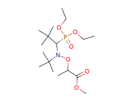 Molecular Structure of 300811-93-2 (3,7-Dioxa-4-aza-6-phosphanonanoic acid,
4,5-bis(1,1-dimethylethyl)-6-ethoxy-2-methyl-, methyl ester, 6-oxide)