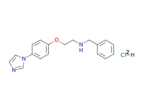 2-<4-(1H-imidazol-1-yl)phenoxy>-N-(phenylmethyl)ethanamine dihydrochloride