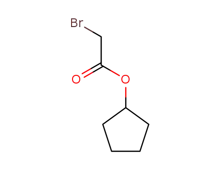 Molecular Structure of 59956-72-8 (Acetic acid, bromo-, cyclopentyl ester)