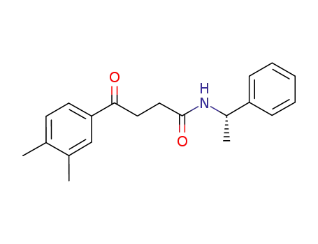 (S)-3-(3',4'-dimethylbenzoyl)-N-(α-phenylethyl)propanamide