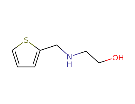 Molecular Structure of 93448-34-1 (2-[(THIOPHEN-2-YLMETHYL)-AMINO]-ETHANOL)