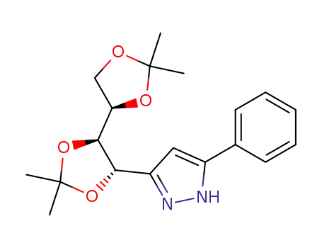 1H-Pyrazole,
3-phenyl-5-[(4R,4'R,5S)-2,2,2',2'-tetramethyl[4,4'-bi-1,3-dioxolan]-5-yl]-