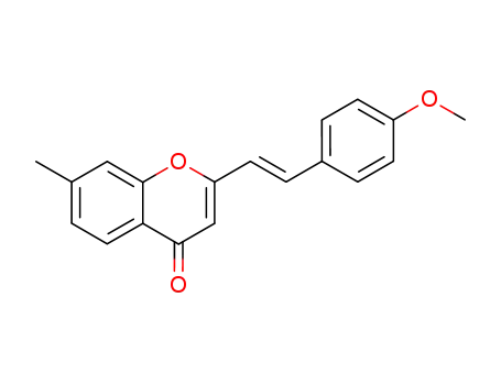 2-(4-methoxy-<i>trans</i>-styryl)-7-methyl-chromen-4-one