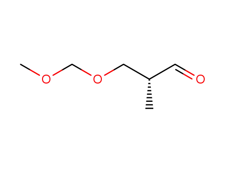 Molecular Structure of 111349-71-4 (Propanal, 3-(methoxymethoxy)-2-methyl-, (R)-)