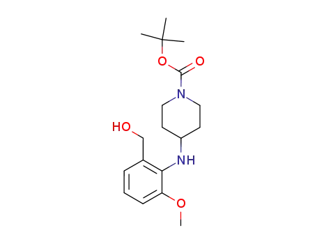 4-(2-hydroxymethyl-6-methoxy-phenylamino)-piperidine-1-carboxylic acid <i>tert</i>-butyl ester