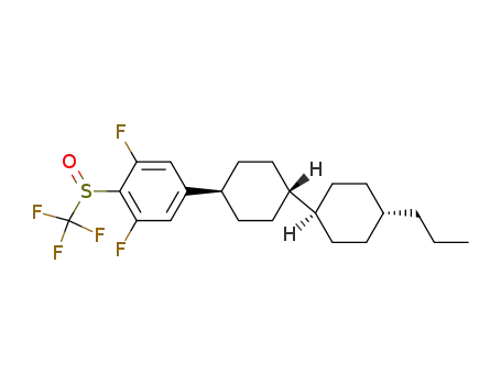 4-(3,5-difluoro-4-trifluoromethanesulfinyl-phenyl)-4'-propyl-bicyclohexyl