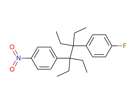 3,4-diethyl-3-(4'-nitrophenyl)-4-(4''-fluorophenyl)hexane