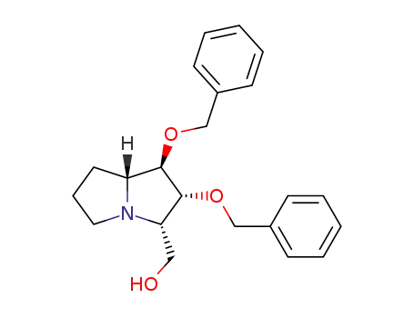((1R,2R,3S,7aR)-1,2-Bis-benzyloxy-hexahydro-pyrrolizin-3-yl)-methanol