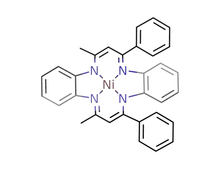 (6,17-dimethyl-8,15-diphenyldibenzo(b,i)(1,4,8,11)-tetra-aza<sup>(14)</sup>annulenato)nickel(II)