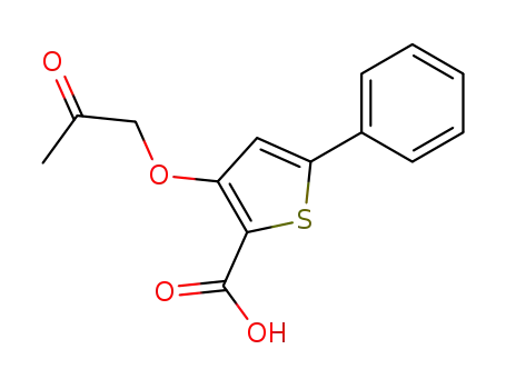 2-Thiophenecarboxylic acid, 3-(2-oxopropoxy)-5-phenyl-