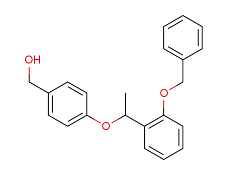 Benzenemethanol, 4-[1-[2-(phenylmethoxy)phenyl]ethoxy]-