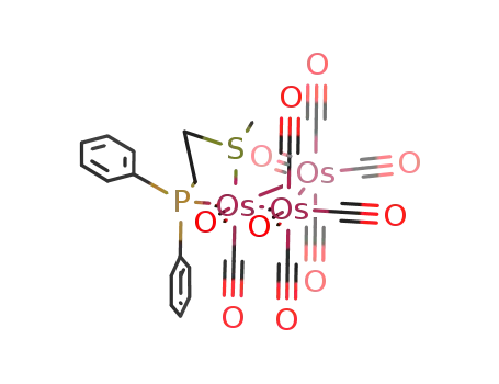 1,1-[Os<sub>3</sub>(CO)10(Ph<sub>2</sub>PCH<sub>2</sub>CH<sub>2</sub>SCH<sub>3</sub>)]