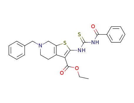 ethyl 2-{[(benzoylamino)carbothioyl]amino}-6-benzyl-4,5,6,7-tetrahydrothieno[2,3-c]pyridine-3-carboxylate