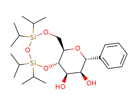 (2R,3S,4R,4aS,10aR)-6,6,8,8-Tetraisopropyl-2-phenyl-hexahydro-1,5,7,9-tetraoxa-6,8-disila-benzocyclooctene-3,4-diol
