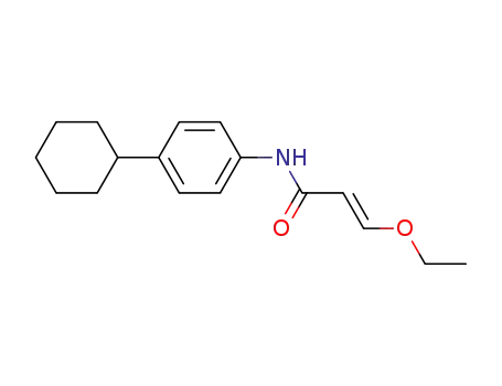 <i>N</i>-(4-cyclohexyl-phenyl)-3-ethoxy-acrylamide