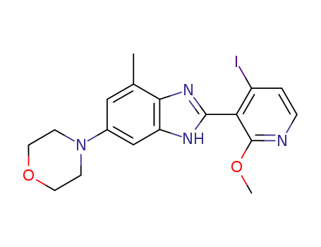 2-(4-iodo-2-methoxy-pyridin-3-yl)-4-methyl-6-morpholin-4-yl-1H-benzoimidazole