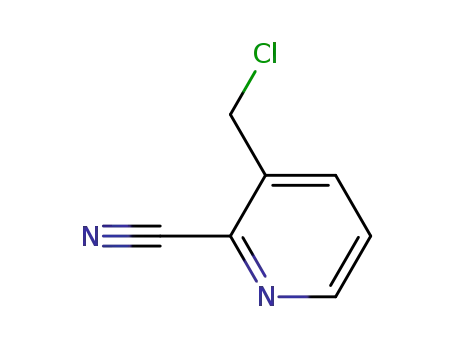 Molecular Structure of 205984-76-5 (3-(CHLOROMETHYL)PYRIDINE-2-CARBONITRILE)
