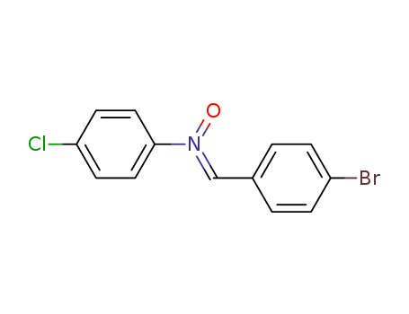 Benzenamine, N-[(4-bromophenyl)methylene]-4-chloro-, N-oxide