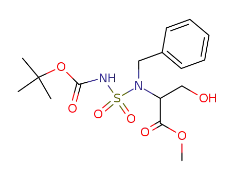 7-Oxa-4-thia-3,5-diazanonanoic acid,
2-(hydroxymethyl)-8,8-dimethyl-6-oxo-3-(phenylmethyl)-, methyl ester,
4,4-dioxide