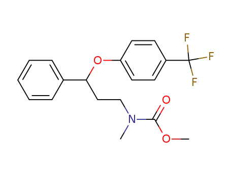 Methyl N-methyl-3-(p-trifluoromethylphenoxy)-3-phenylpropyl-amine-N-carboxylate