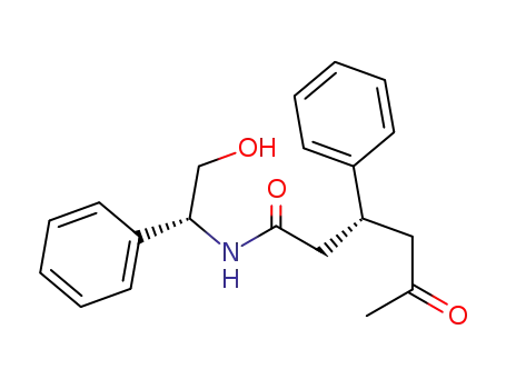 (3R)-N-((1R)-1-phenyl-2-hydroxyethyl)-5-oxo-3-phenylhexanamide