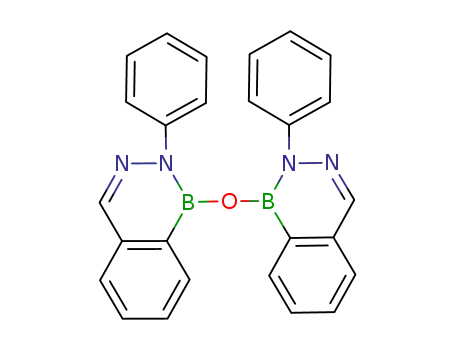 Molecular Structure of 101942-82-9 ((C<sub>7</sub>H<sub>5</sub>N<sub>2</sub>BC<sub>6</sub>H<sub>5</sub>)2O)