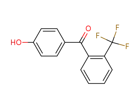 Molecular Structure of 190728-32-6 (Methanone, (4-hydroxyphenyl)[2-(trifluoromethyl)phenyl]-)