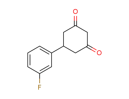 Molecular Structure of 762243-25-4 (1,3-Cyclohexanedione, 5-(3-fluorophenyl)-)