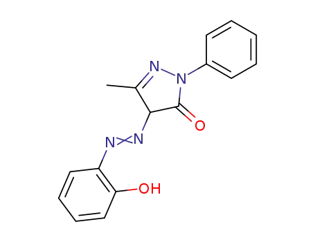 2,4-dihydro-4-[(2-hydroxyphenyl)azo]-5-methyl-2-phenyl-3H-pyrazol-3-one