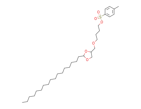 Toluene-4-sulfonic acid 4-(2-heptadecyl-[1,3]dioxolan-4-ylmethoxy)-butyl ester