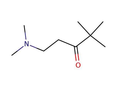 Molecular Structure of 22700-73-8 (3-Pentanone, 1-(dimethylamino)-4,4-dimethyl-)