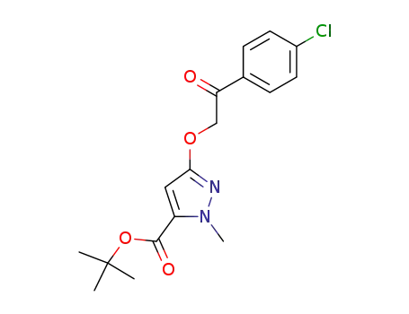 5-[2-(4-chlorophenyl)-2-oxoethoxy]-2-methyl-2H-pyrazole-3-carboxylic acid tert-butyl ester
