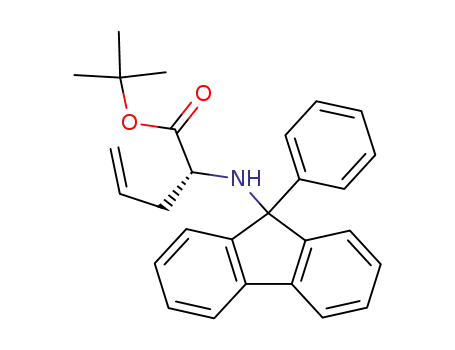 4-Pentenoic acid, 2-[(9-phenyl-9H-fluoren-9-yl)amino]-,
1,1-dimethylethyl ester, (2R)-