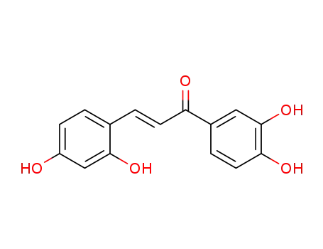 Molecular Structure of 834918-75-1 (2-Propen-1-one, 3-(2,4-dihydroxyphenyl)-1-(3,4-dihydroxyphenyl)-,
(2E)-)