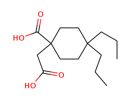 1-CARBOXYMETHYL-4,4-DIPROPYL-CYCLOHEXANECARBOXYLIC ACID