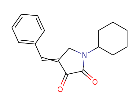 2,3-Pyrrolidinedione,1-cyclohexyl-4-(phenylmethylene)- cas  4805-31-6
