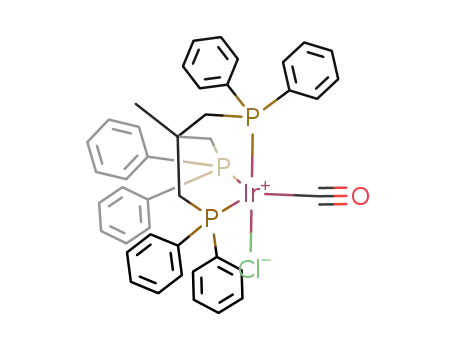 IrCl(CO)(CH<sub>3</sub>C(CH<sub>2</sub>P(C<sub>6</sub>H<sub>5</sub>)2)3)