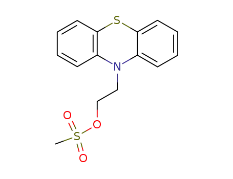 Molecular Structure of 216691-15-5 (10H-Phenothiazine-10-ethanol, methanesulfonate (ester))