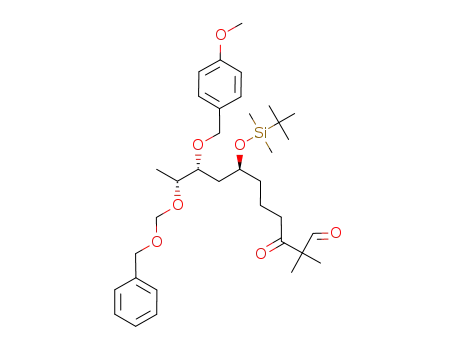 (7S,9R,10R)-10-Benzyloxymethoxy-7-(tert-butyl-dimethyl-silanyloxy)-9-(4-methoxy-benzyloxy)-2,2-dimethyl-3-oxo-undecanal